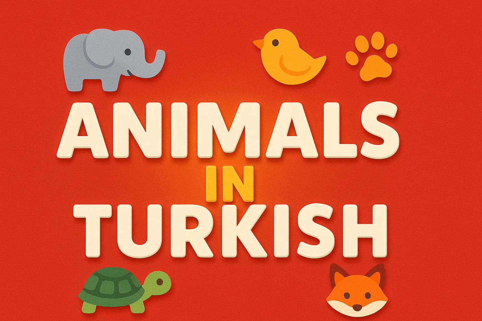 Animals in Turkish