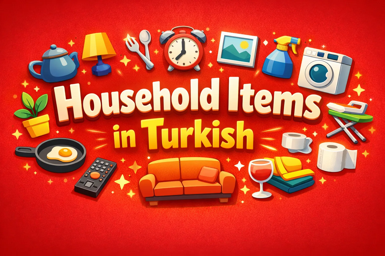 Household Items in Turkish