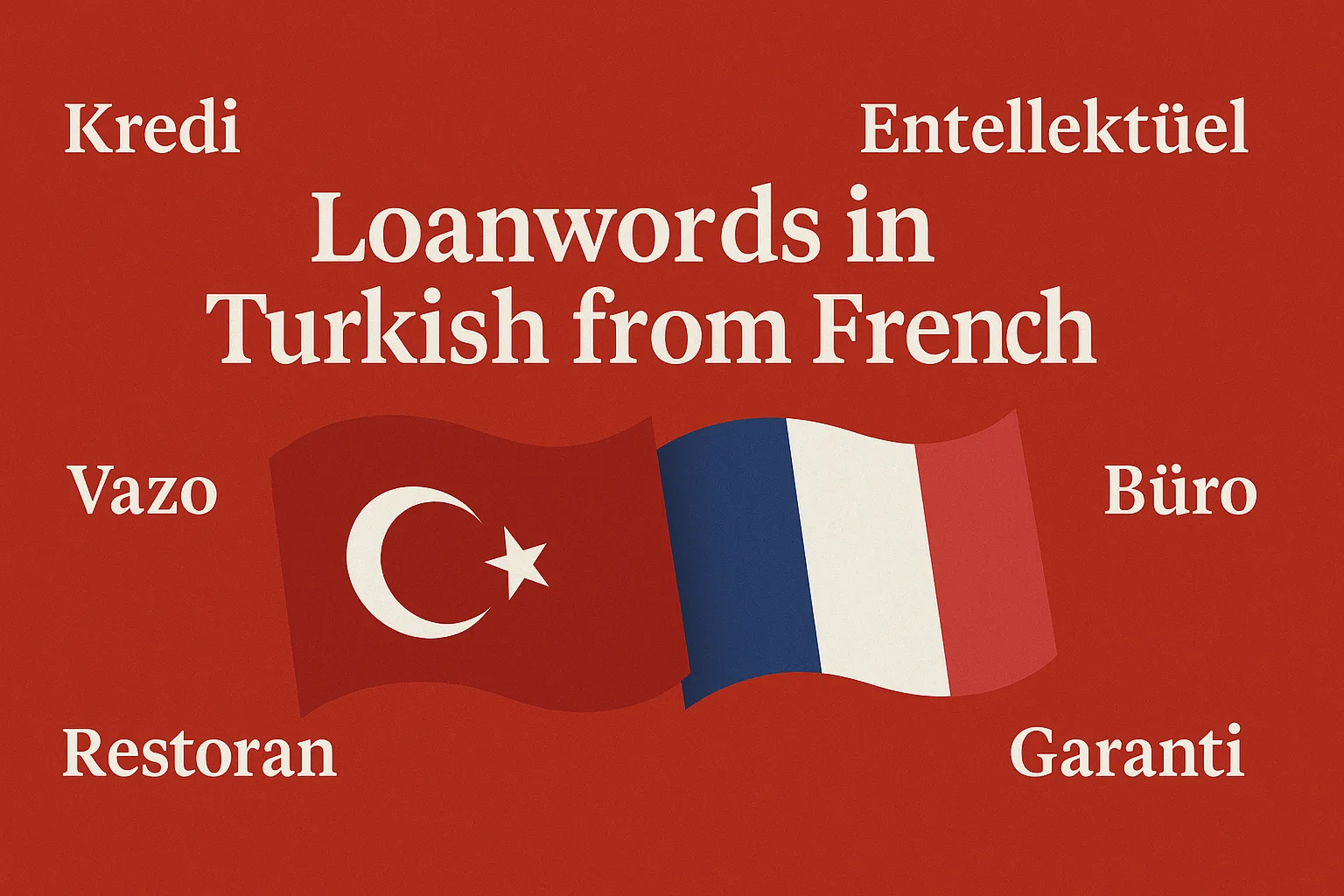 Loanwords in Turkish from French