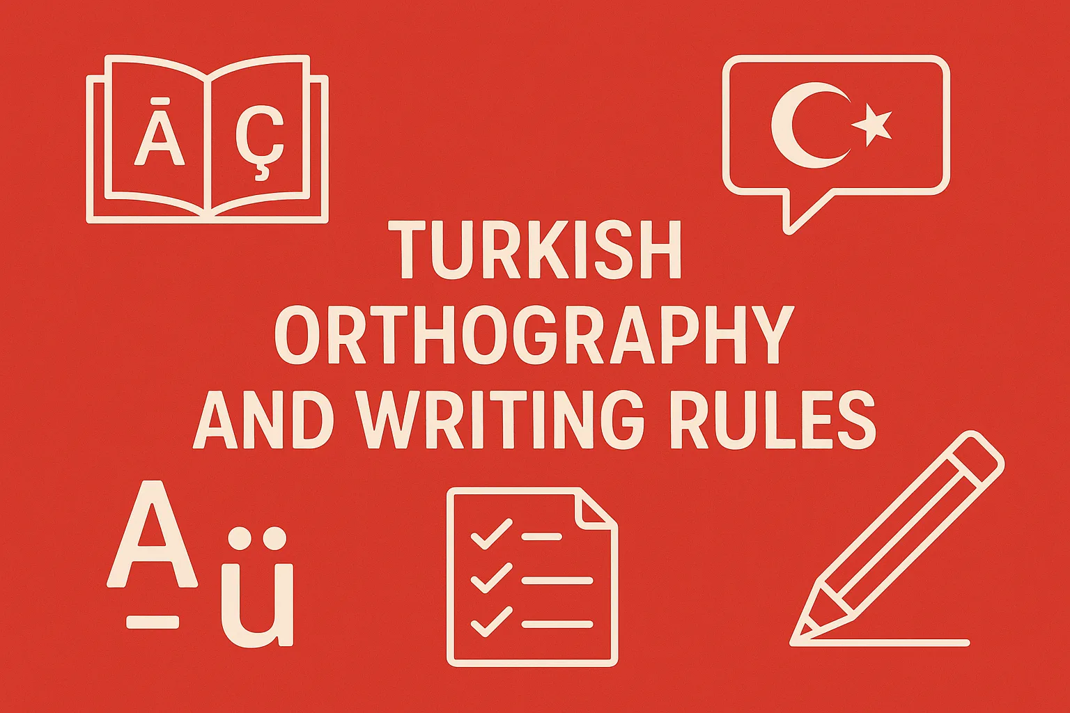 Turkish Orthography and Writing Rules