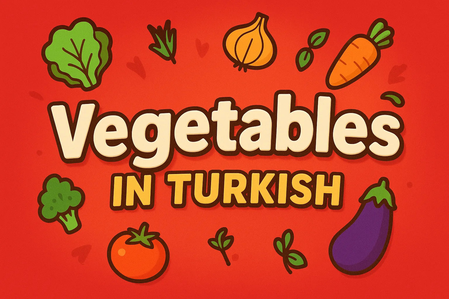 Vegetables in Turkish