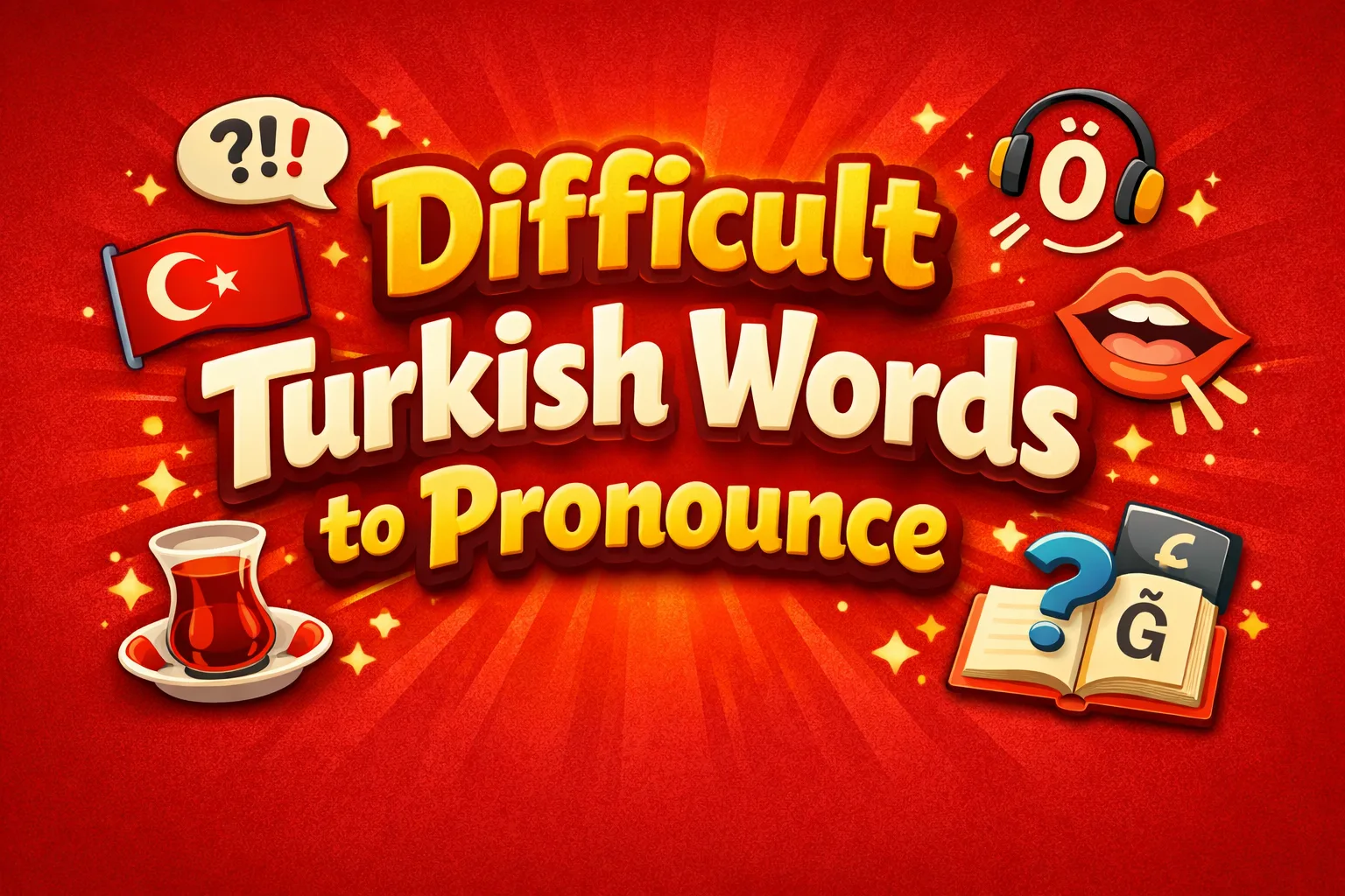 Difficult Turkish Words to Pronounce
