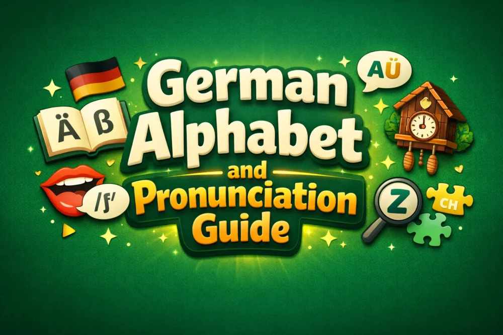 German Alphabet and Pronunciation Guide