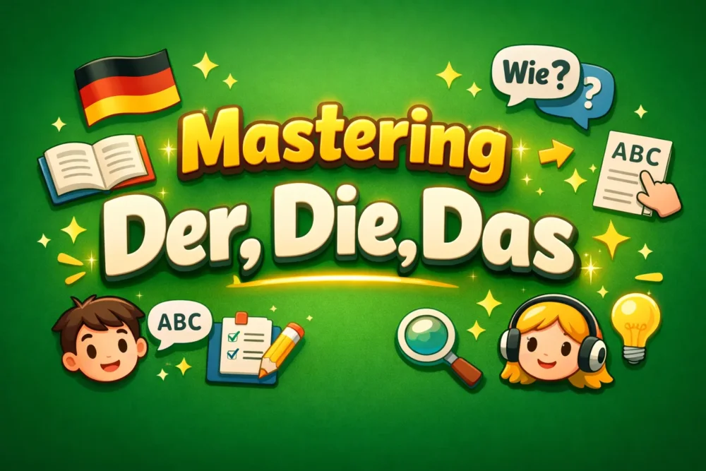 Mastering Der, Die, Das German Articles Explained