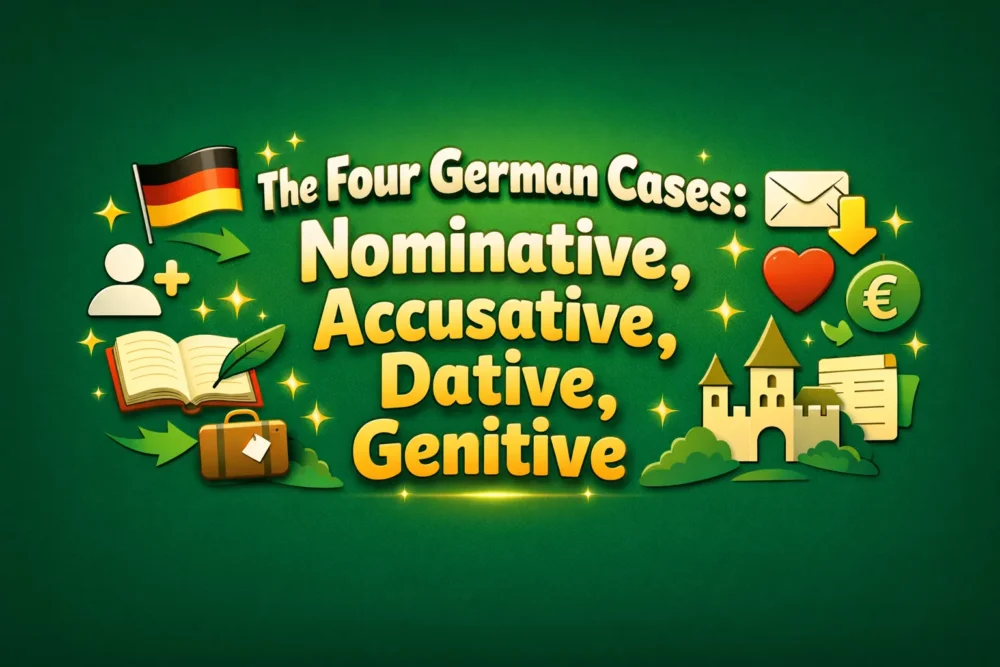 The Four German Cases Nominative, Accusative, Dative, Genitive