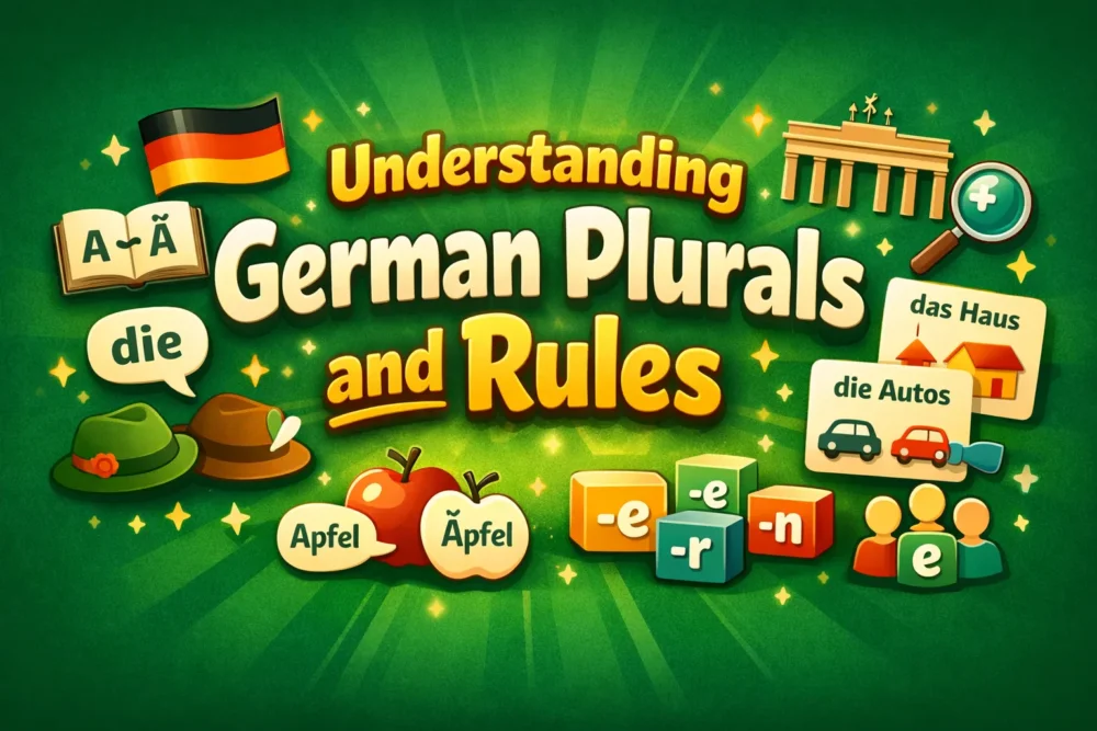 Understanding German Plurals and Rules