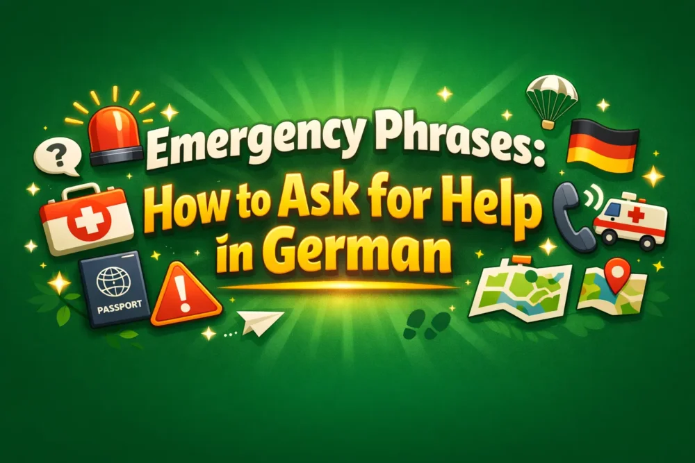 Emergency Phrases How to Ask for Help in German