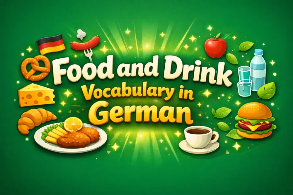 Food and Drink Vocabulary in German