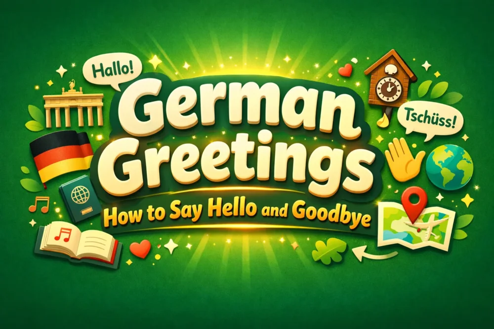 German Greetings How to Say Hello and Goodbye