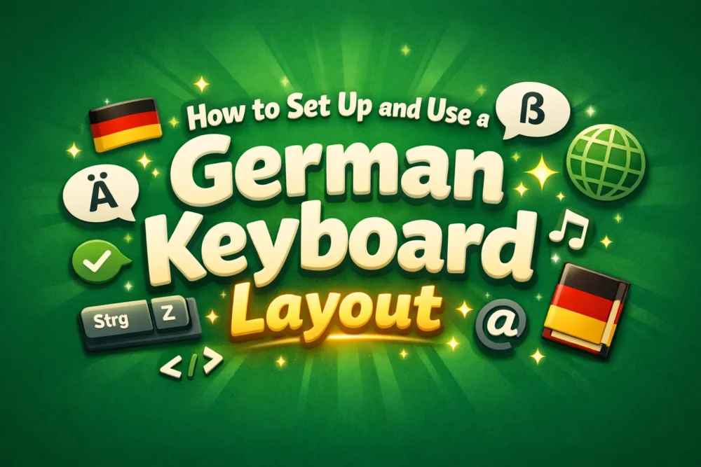 How to Set Up and Use a German Keyboard Layout