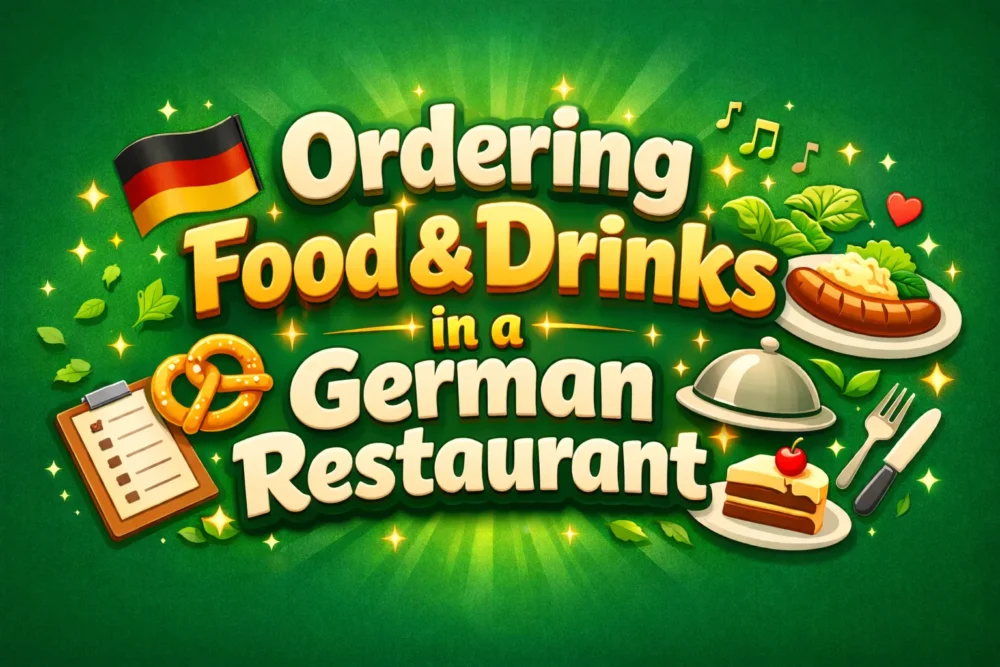Ordering Food and Drinks in a German Restaurant (2)