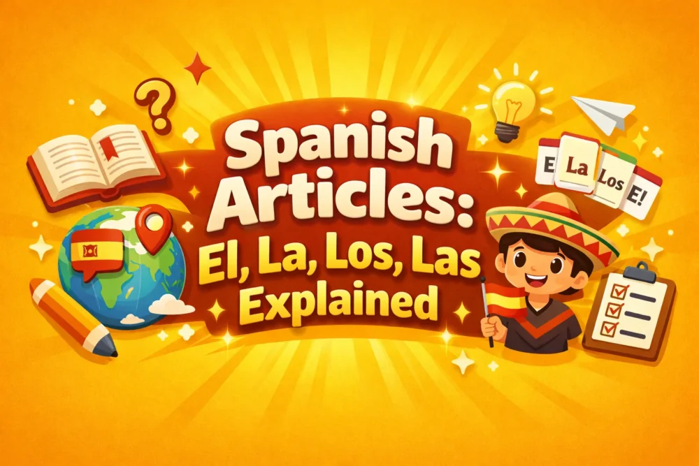 Spanish Articles El, La, Los, Las Explained