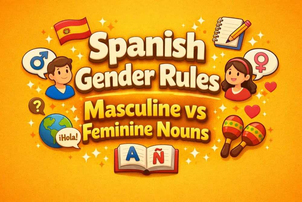 Spanish Gender Rules Masculine vs Feminine Nouns
