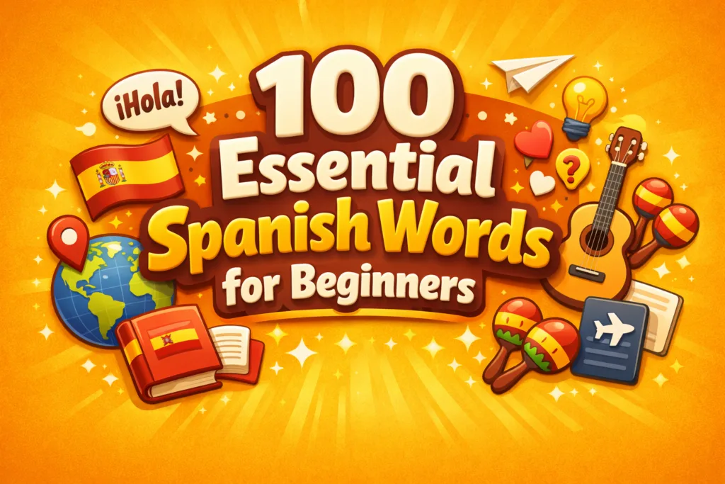 100 Essential Spanish Words for Beginners