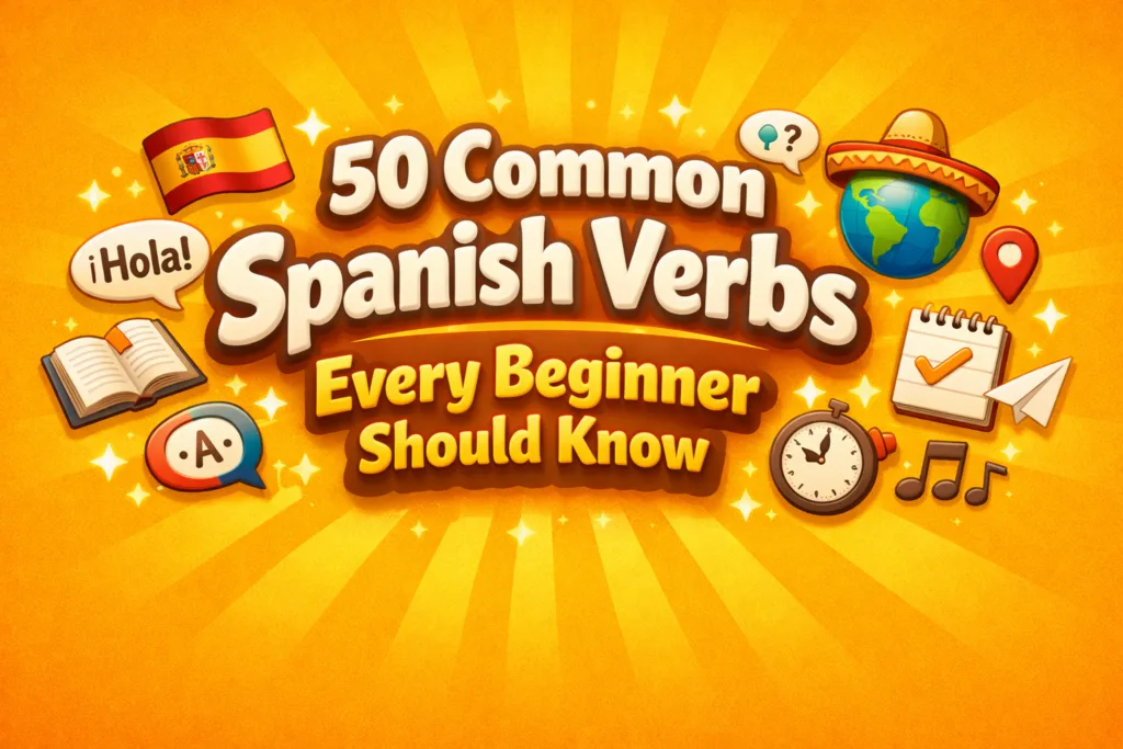 50 Common Spanish Verbs Every Beginner Should Know