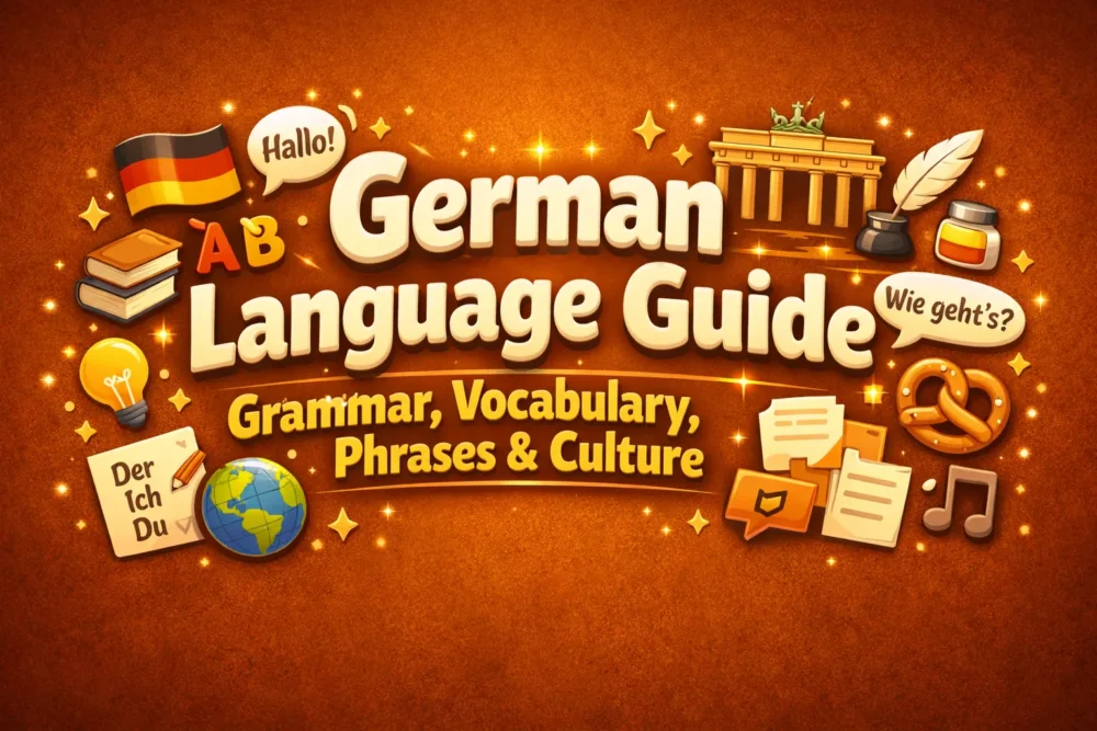 German Language Guide Grammar, Vocabulary, Phrases & Culture
