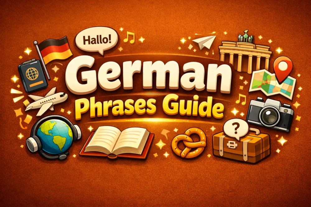 German Phrases Guide Everyday Expressions, Travel & Conversation