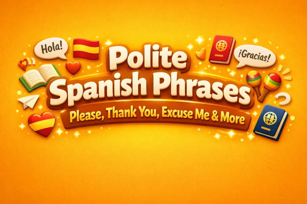 Polite Spanish Phrases Please, Thank You, Excuse Me, and More