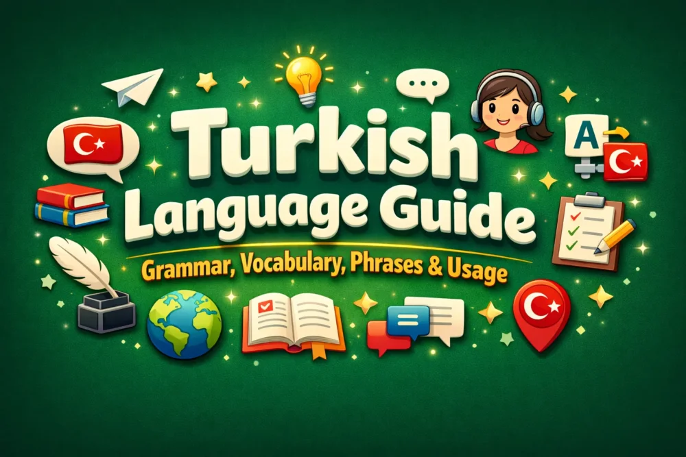 Turkish Language Guide Grammar, Vocabulary, Phrases & Usage