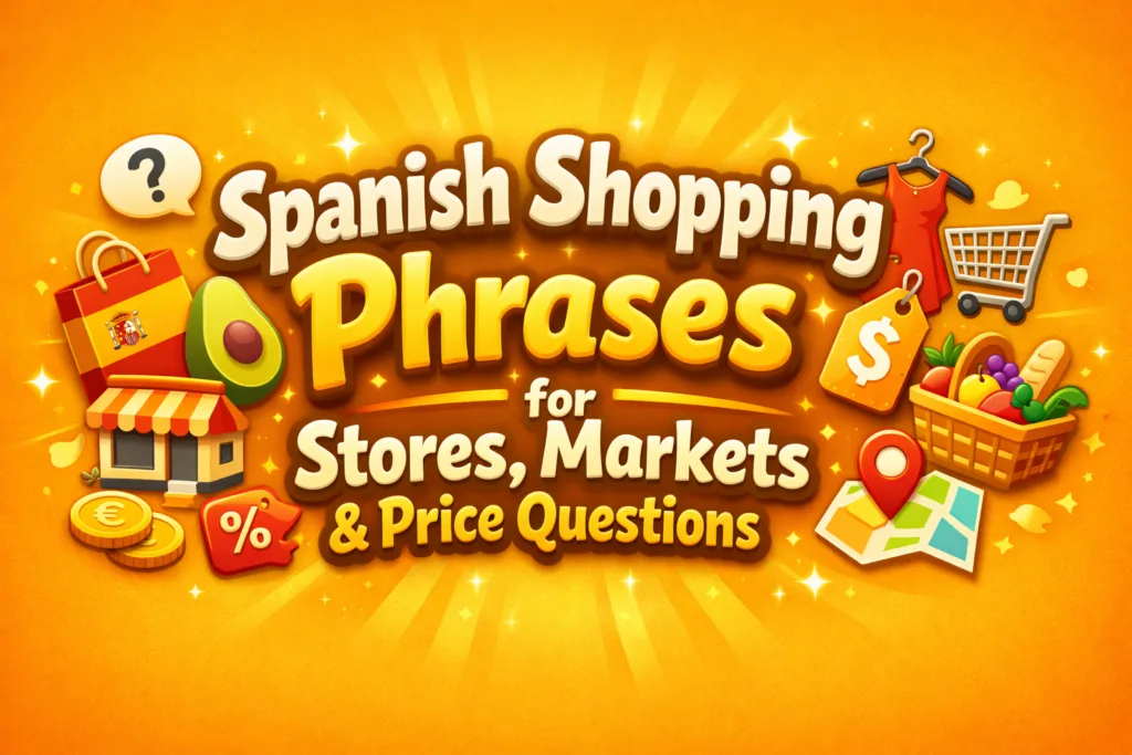 Spanish Shopping Phrases for Stores, Markets, and Price Questions