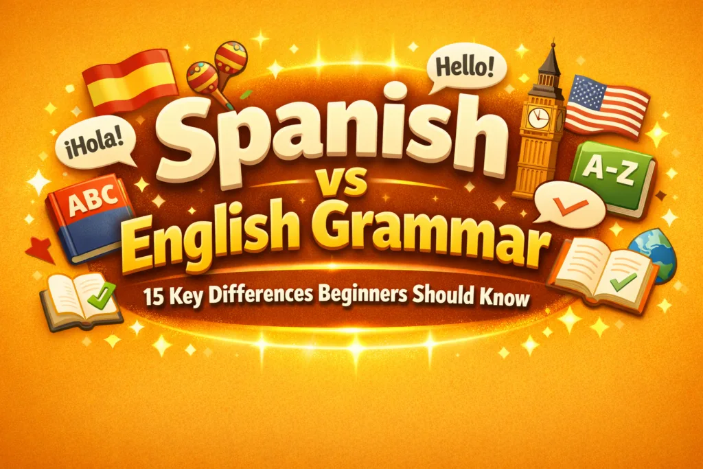 Spanish vs English Grammar 15 Key Differences Beginners Should Know