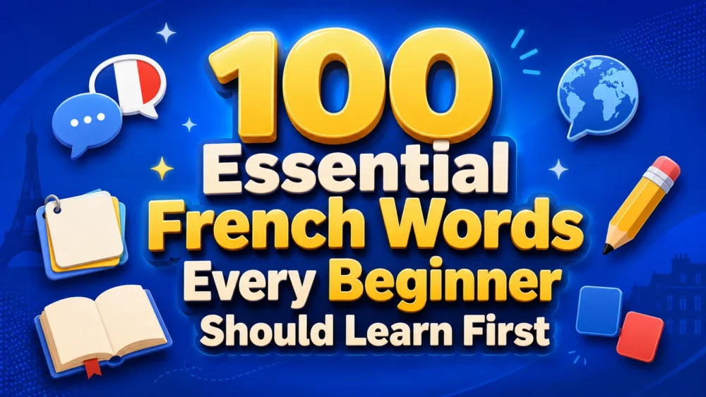 100 Essential French Words Every Beginner Should Learn First