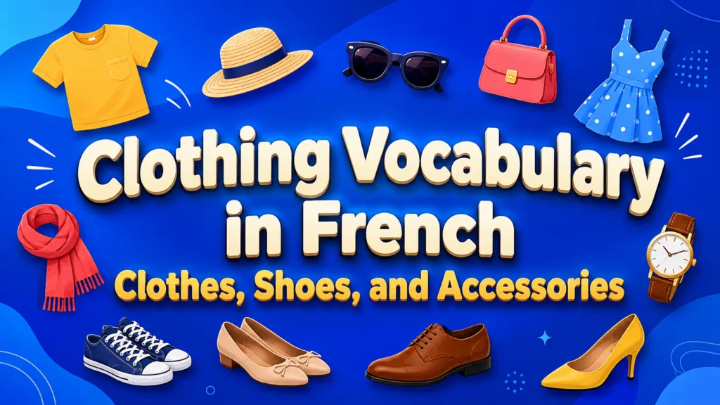 Clothing Vocabulary in French Clothes, Shoes, and Accessories