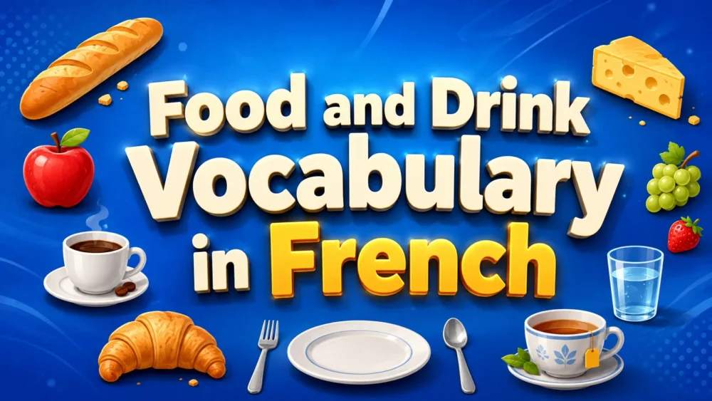 Food and Drink Vocabulary in French
