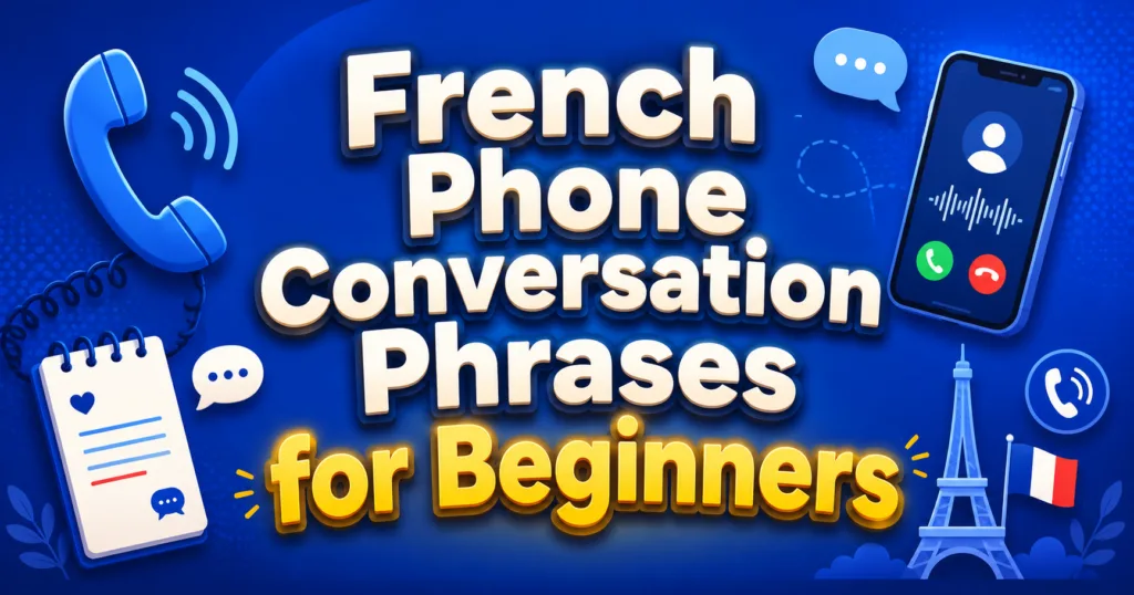 French Phone Conversation Phrases for Beginners