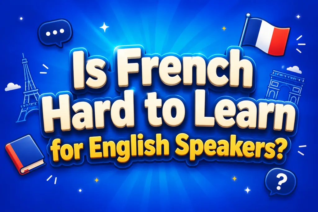 Is French Hard to Learn for English Speakers
