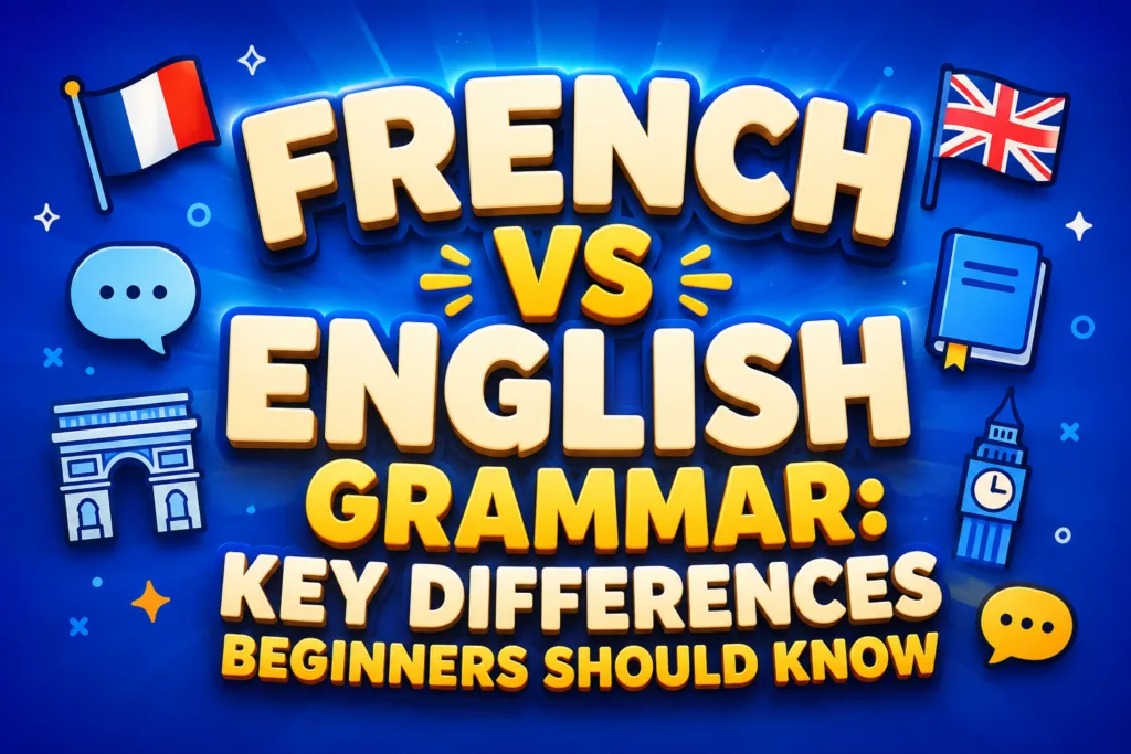 French vs English Grammar Key Differences Beginners Should Know